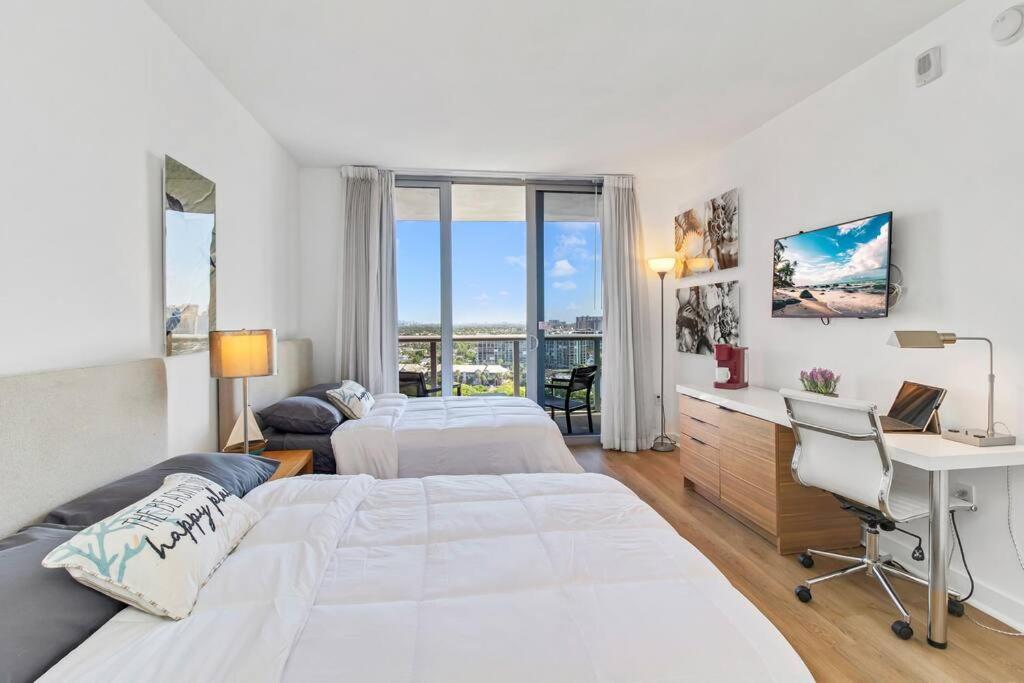 Ocean View 2Br 2Bth Hallandale Beach Miami Ft Lauderdale Buitenkant foto